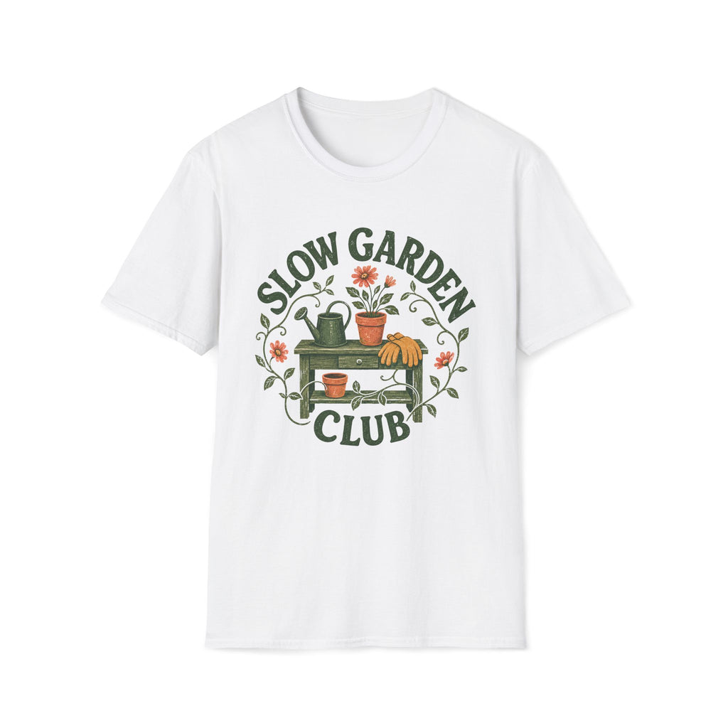Slow Garden Club Garden Bench T-Shirt