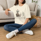 I Bloom Better Offline Snail T-Shirt by Zen & Zucchinis Slow Garden Club