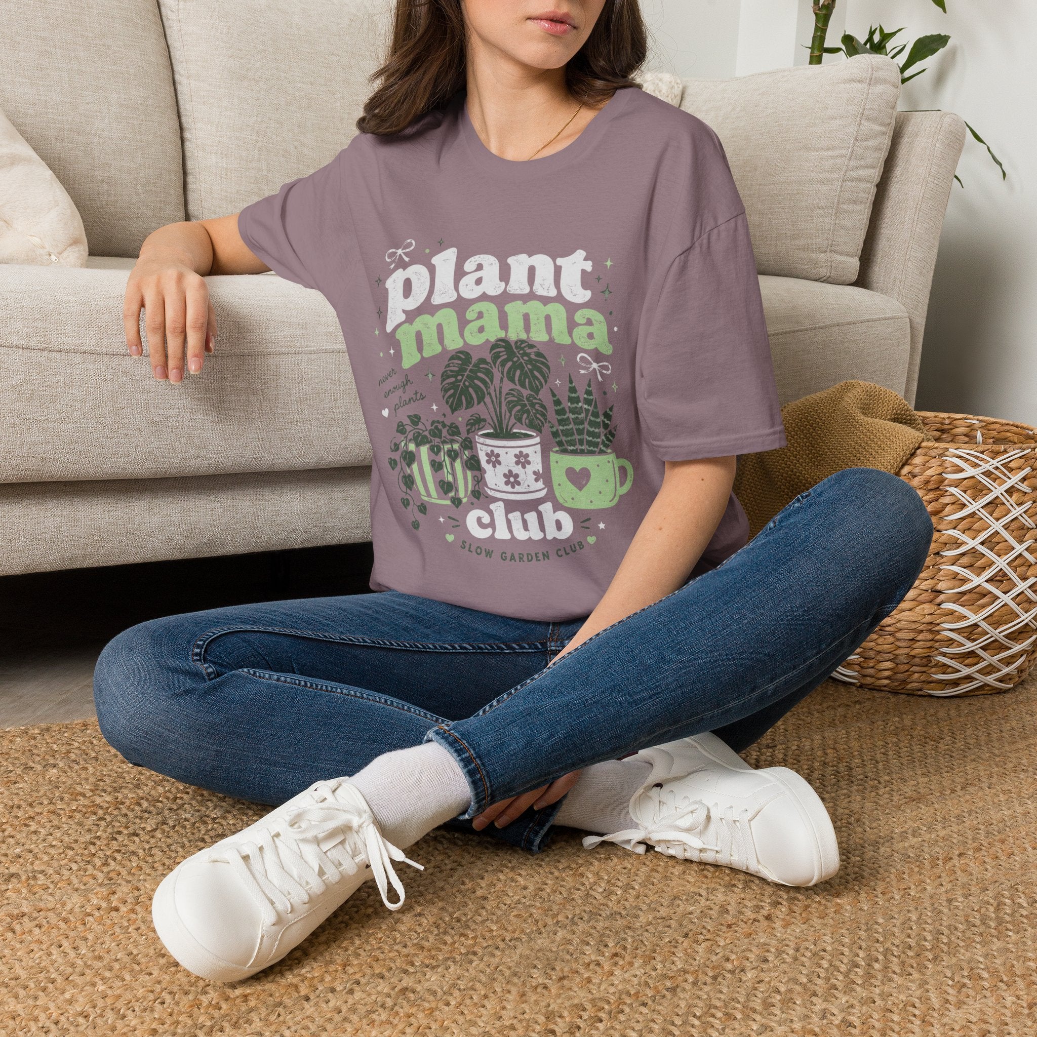 Plant Mama Slow Garden Club T-Shirt by Zen & Zucchinis Slow Garden Club