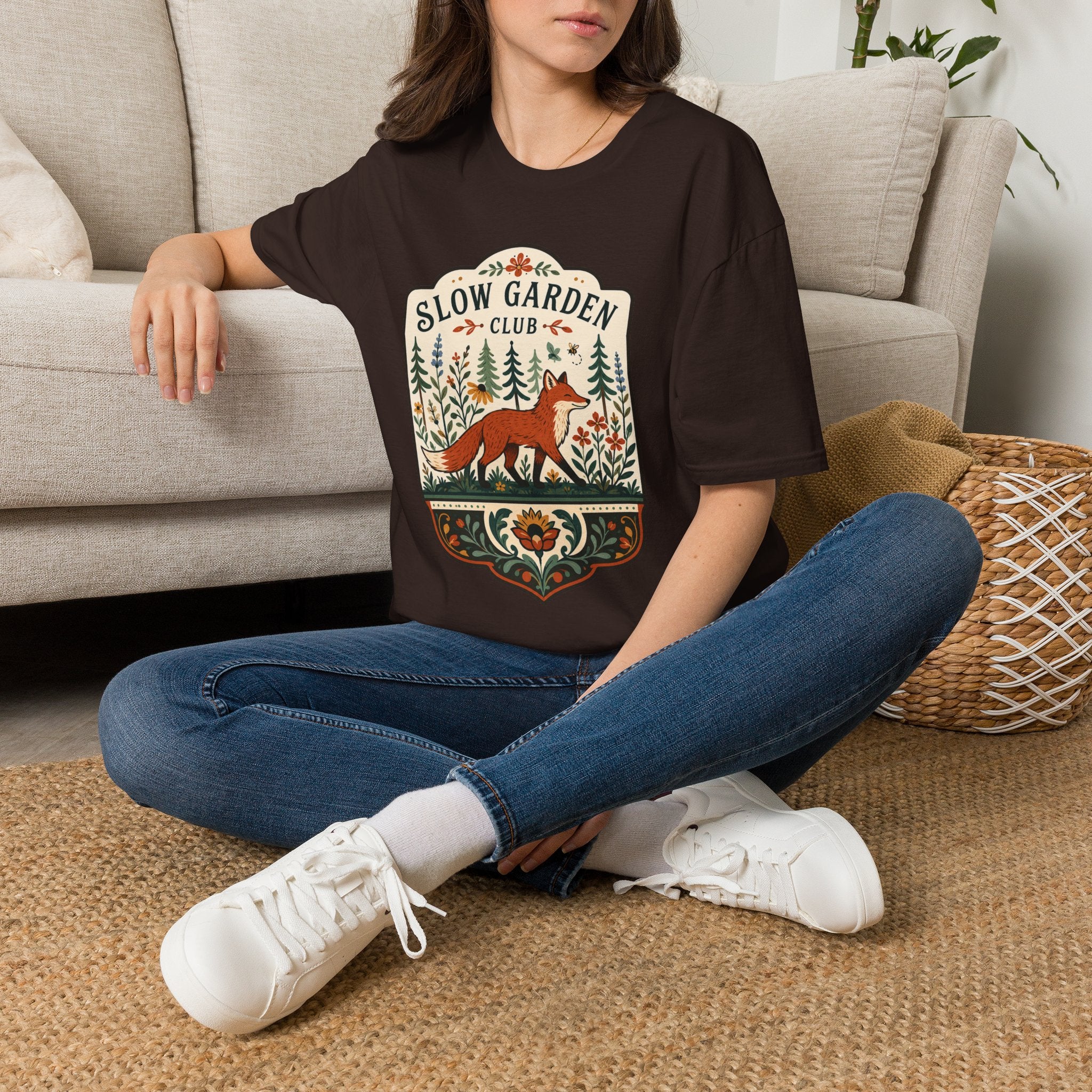 The Local Fox Slow Garden Club T-Shirt
