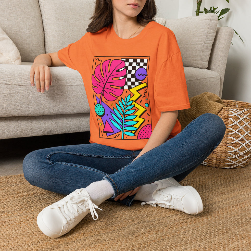 Abstract Wildflower Garden T-Shirt by Zen & Zucchinis Slow Garden Club