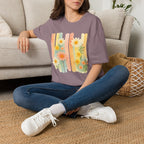 Flower Watercolor Wall T-Shirt by Zen & Zucchinis Slow Garden Club