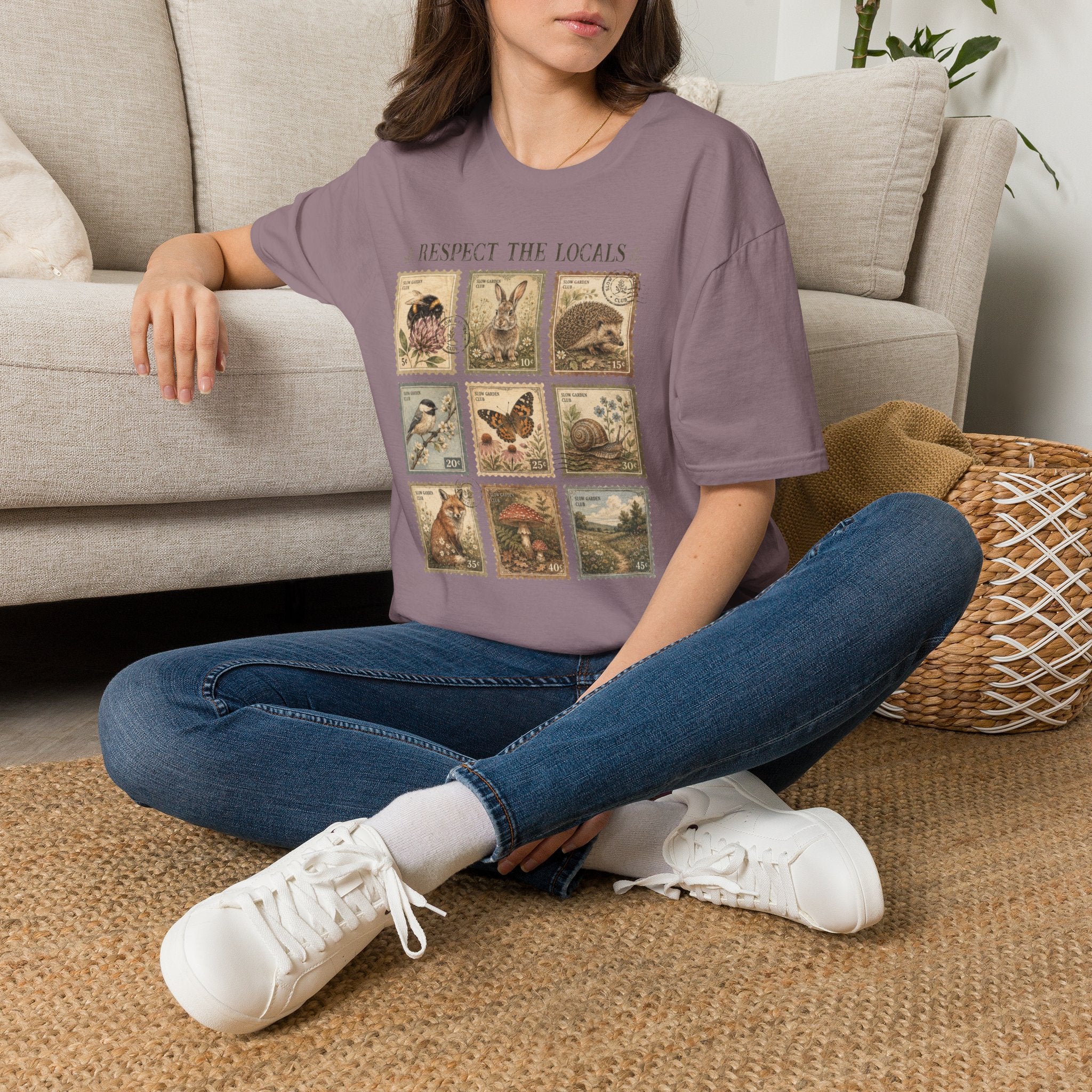 Respect the Locals Garden Friends T-Shirt by Zen & Zucchinis Slow Garden Club