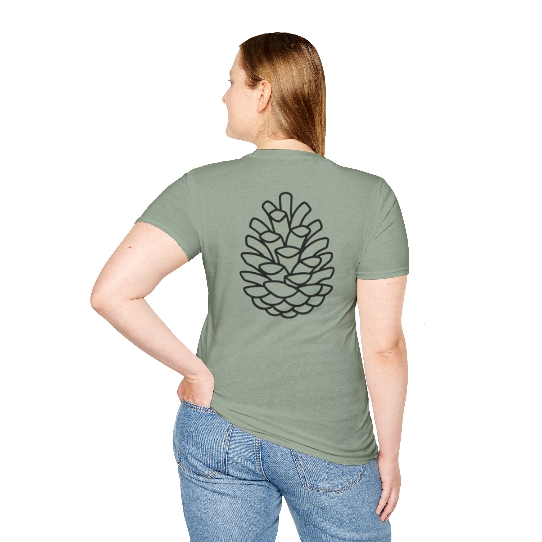 Quiet Pinecone Botanical T-Shirt by Zen & Zucchinis Slow Garden Club