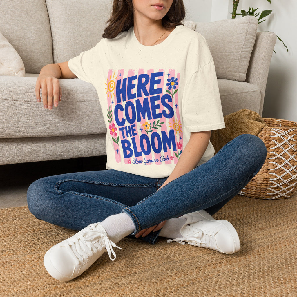 Here Comes The Bloom Summer Stripes T-Shirt