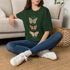 Botanical Butterflies Vintage Nature T-Shirt by Zen & Zucchinis Slow Garden Club