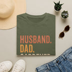 Husband. Dad. Gardener. Grounded. T-Shirt