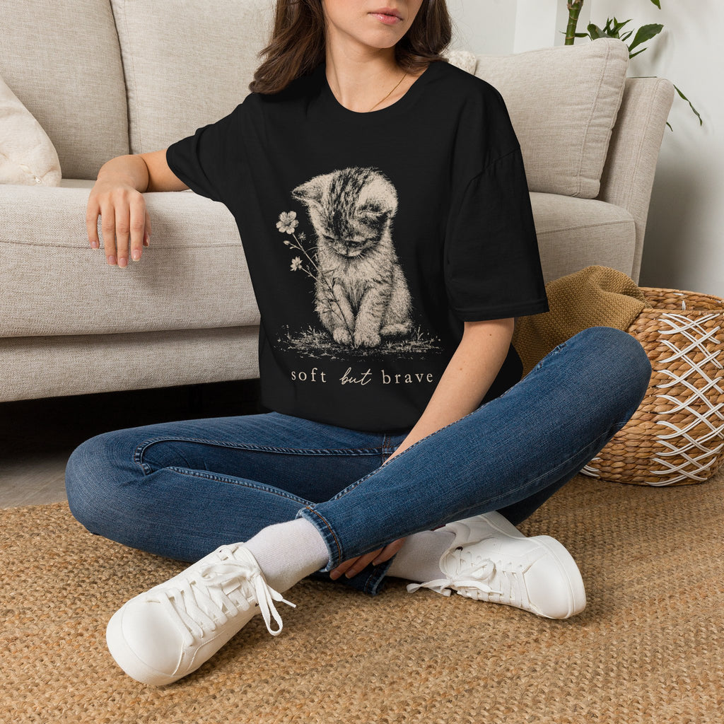 Soft But Brave Kitty T-Shirt