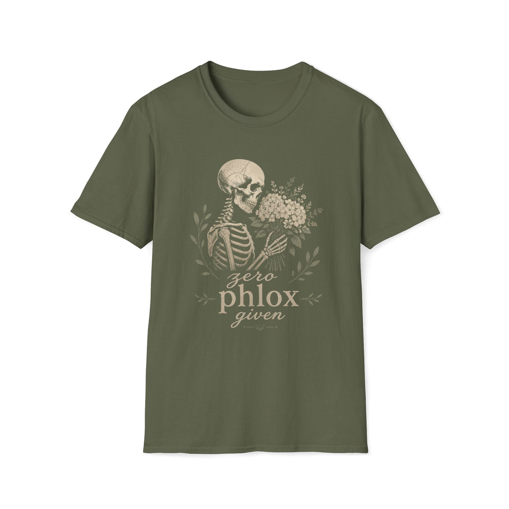 Zero Phlox Given Skeleton Flower T-Shirt