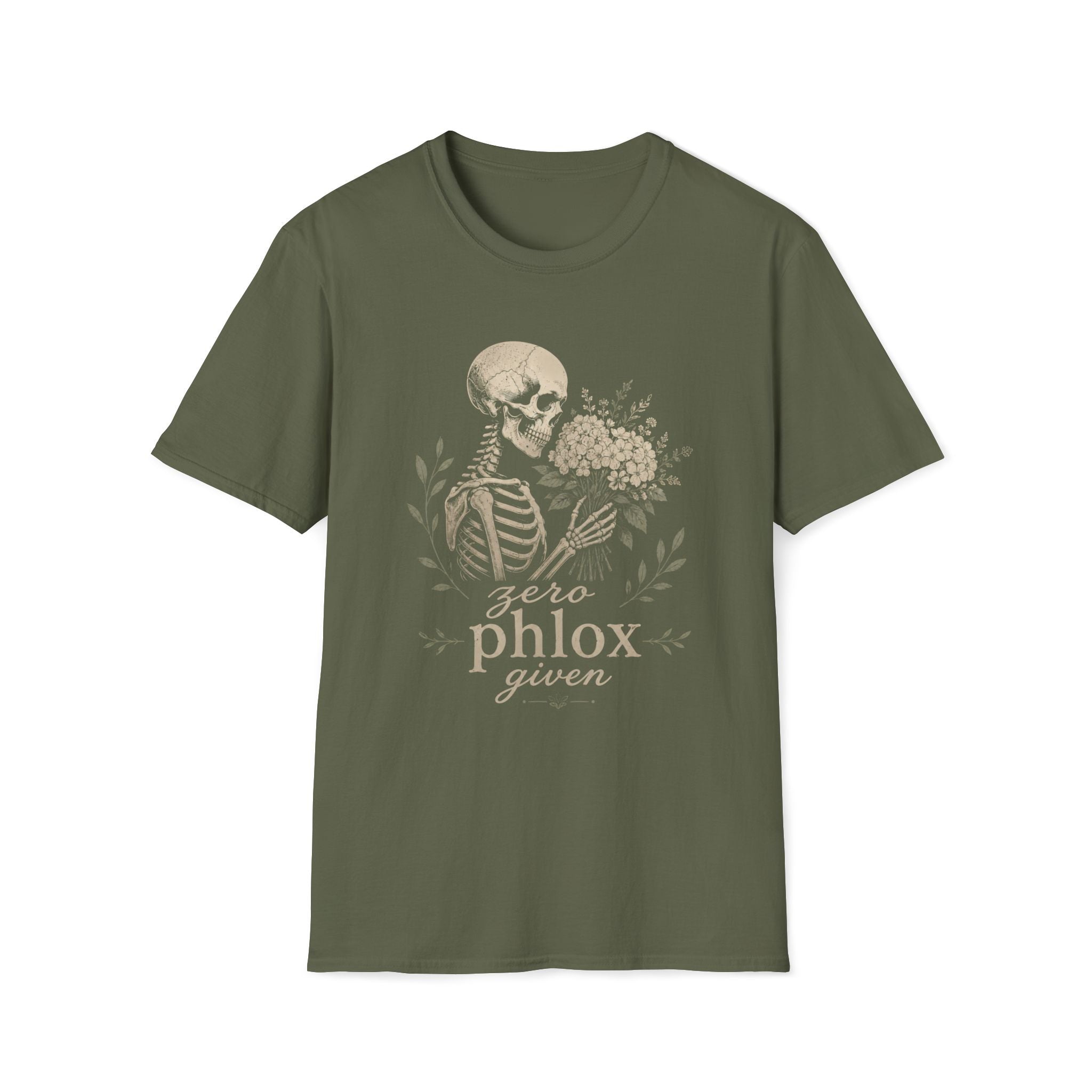 Zero Phlox Given Skeleton Flower T-Shirt