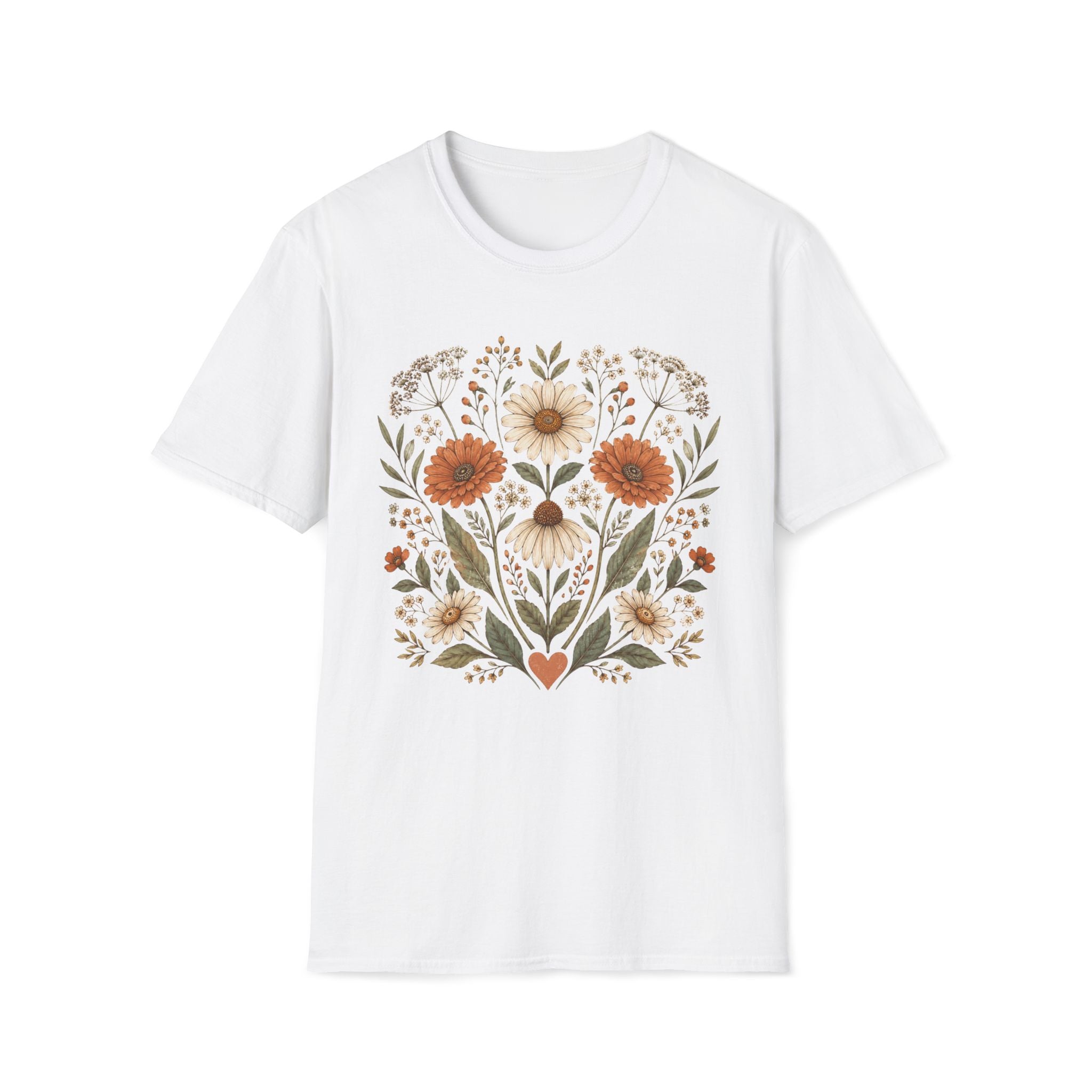 Garden Heart Bloom T-Shirt