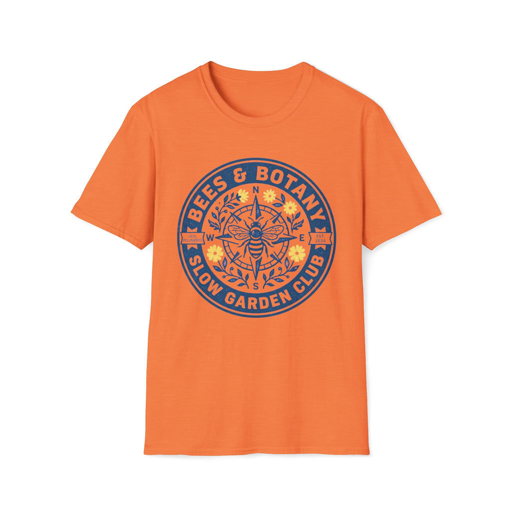 Bees And Botany Garden Badge T-Shirt
