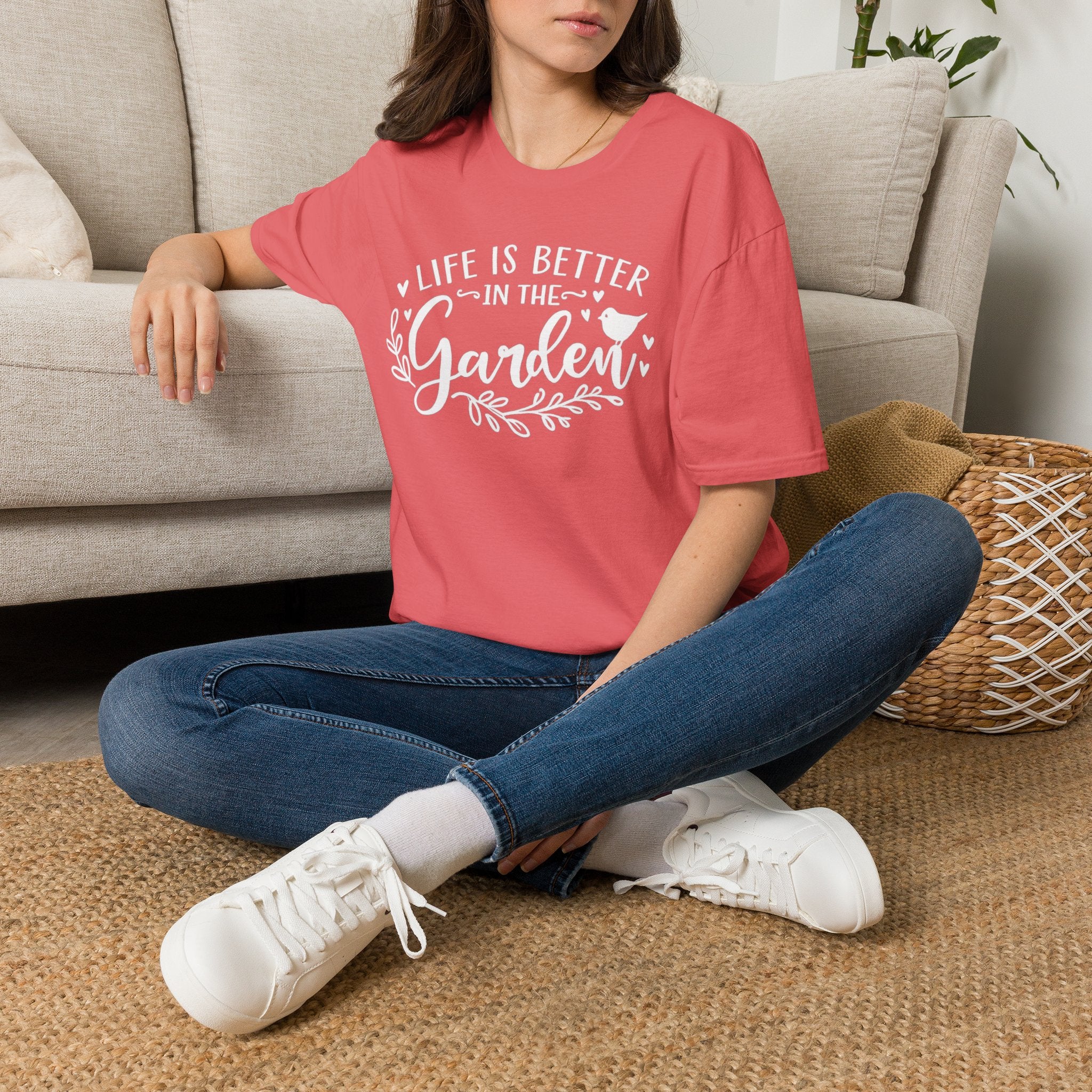 Life Is Better in the Garden T-Shirt by Zen & Zucchinis Slow Garden Club