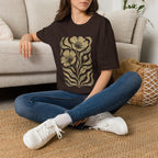 Vintage Botanical Bloom T-Shirt by Zen & Zucchinis Slow Garden Club