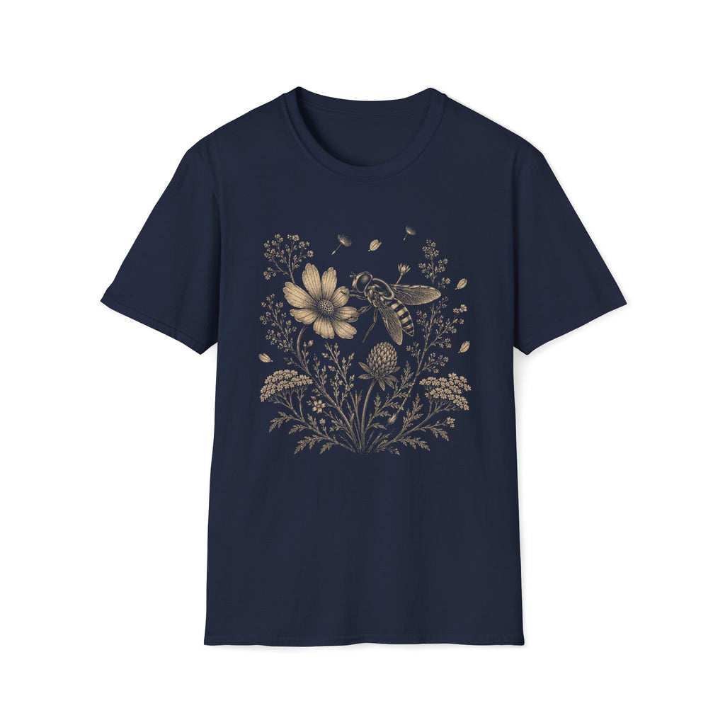 Bee In Wildflower Garden T-Shirt