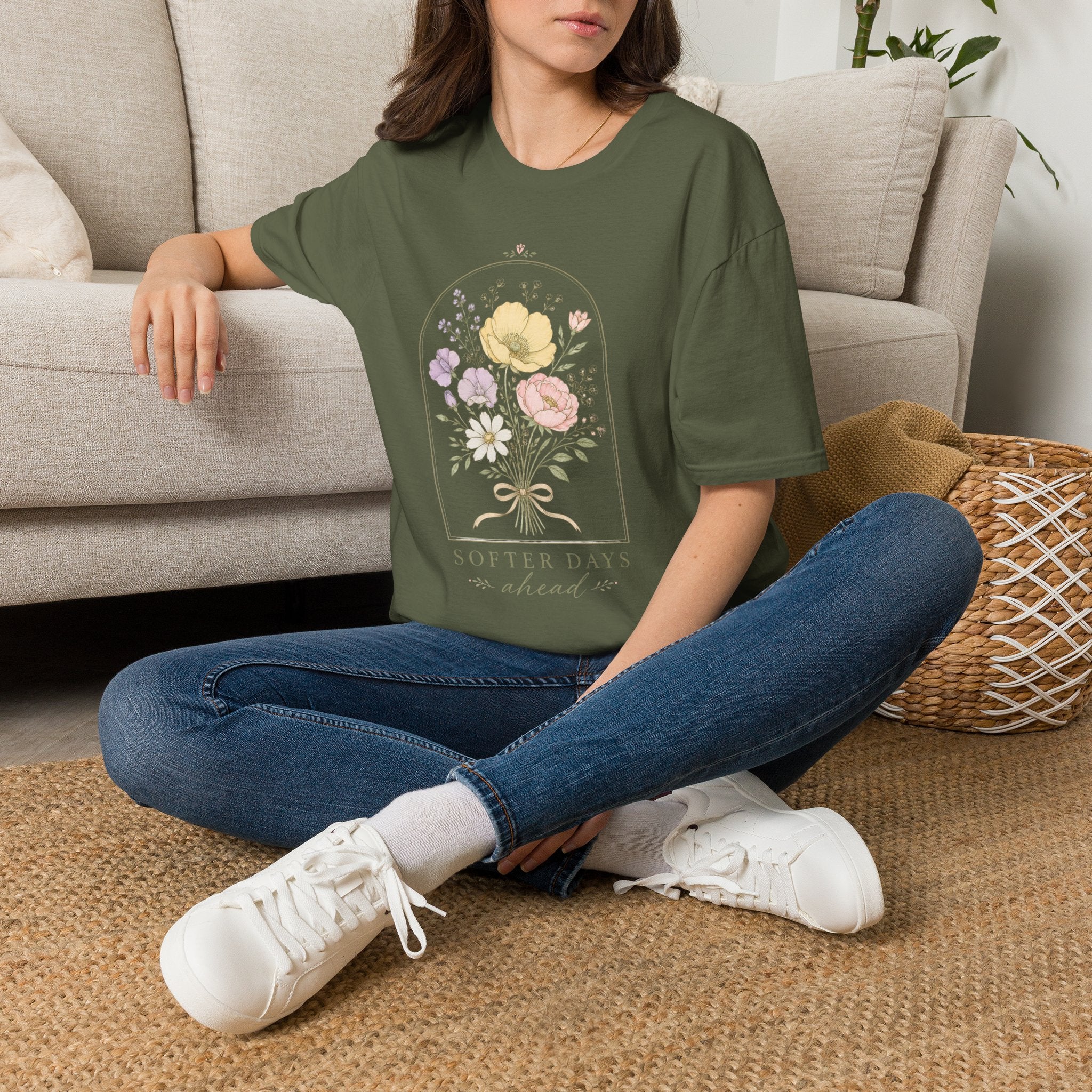Softer Days Ahead Flower T-Shirt