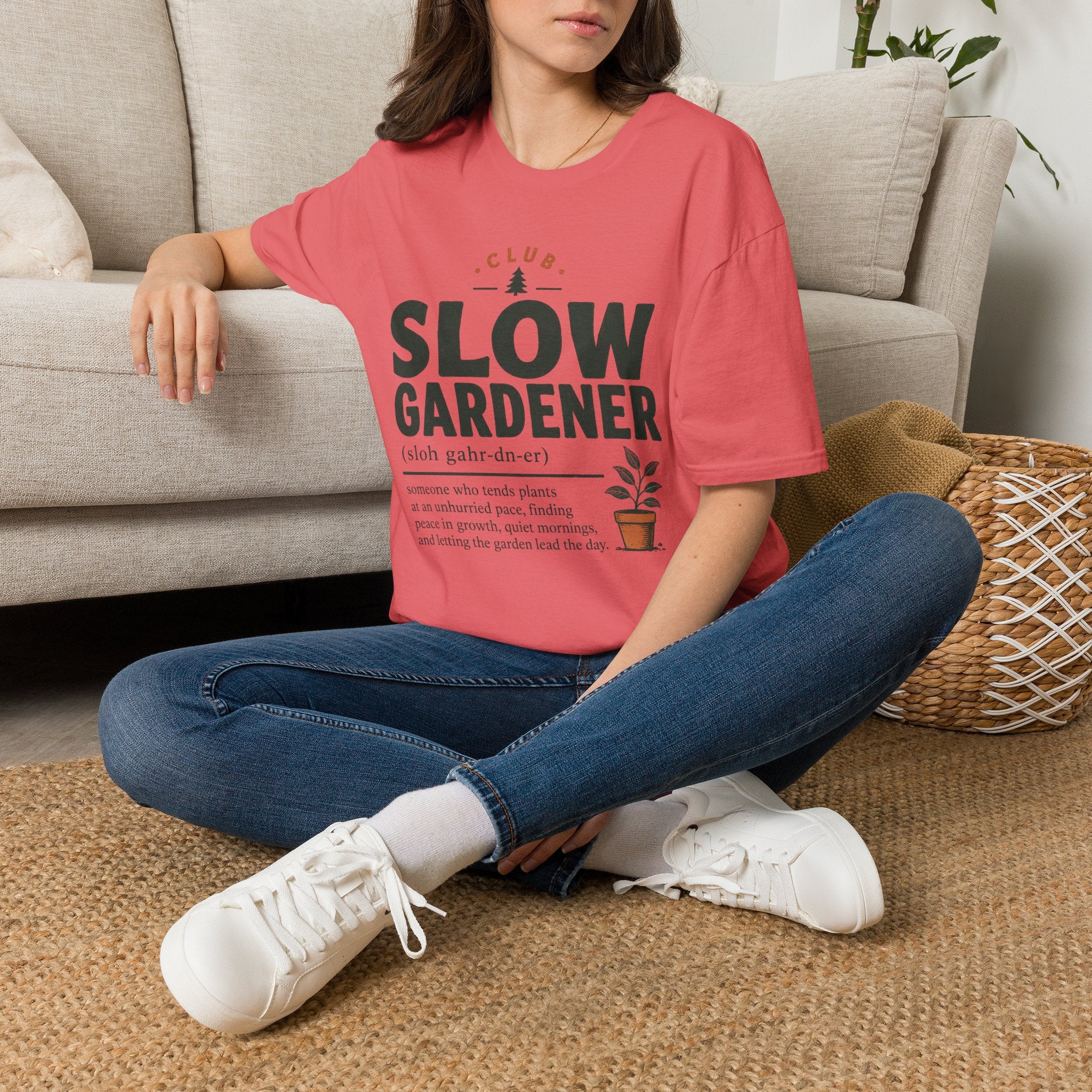 Slow Gardener Definition T-Shirt by Zen & Zucchinis Slow Garden Club