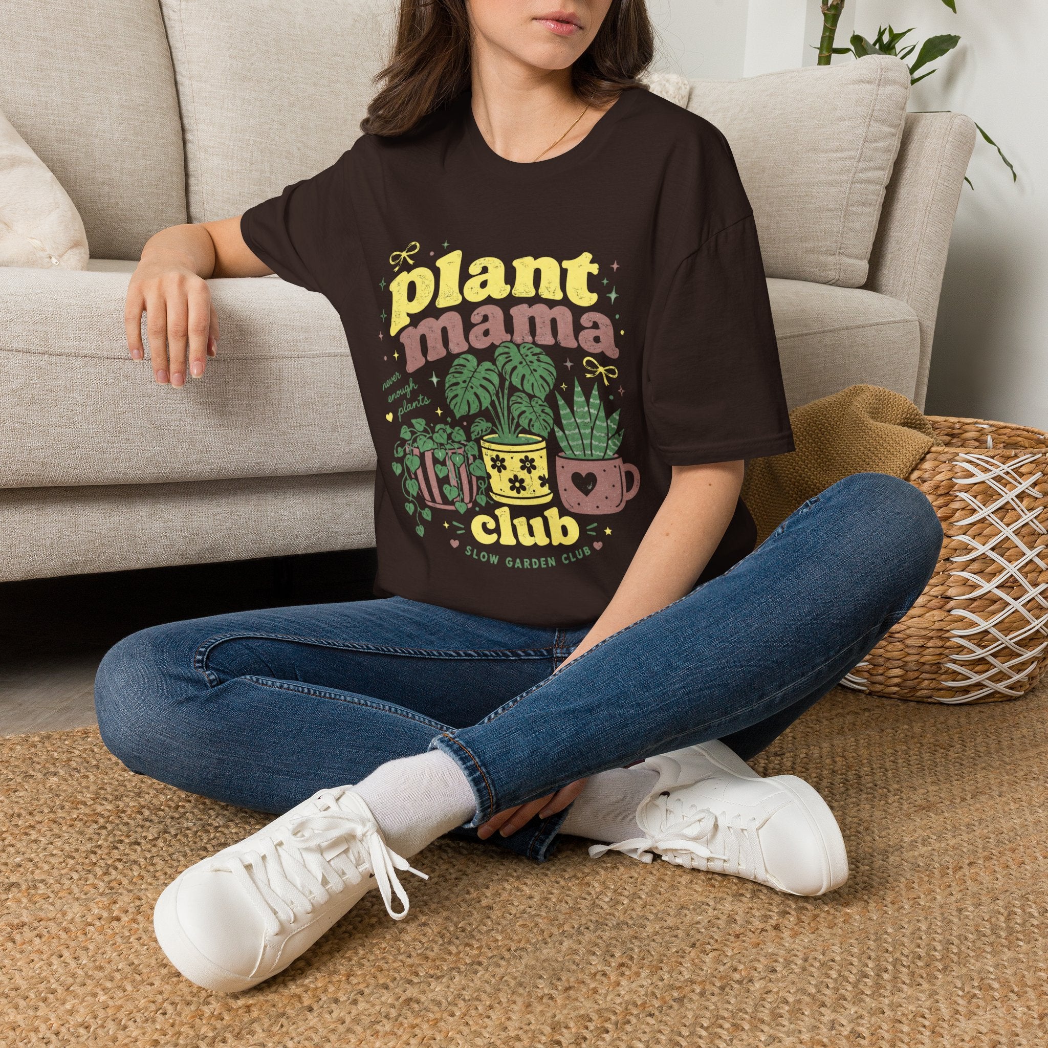 Plant Mama Slow Garden Club T-Shirt by Zen & Zucchinis Slow Garden Club