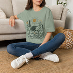 Hedgehog in the Slow Garden T-Shirt by Zen & Zucchinis Slow Garden Club