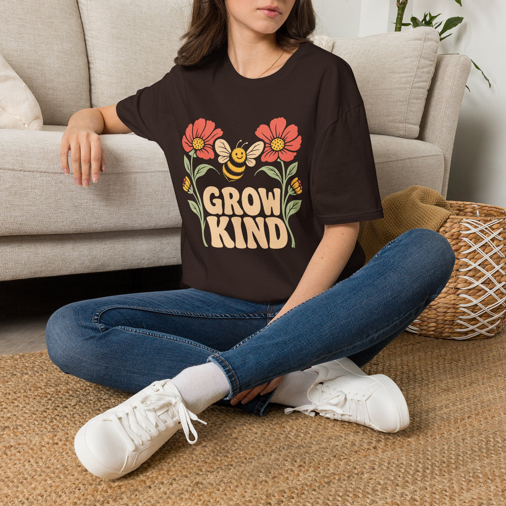 Grow Kind Flower Bee T-Shirt
