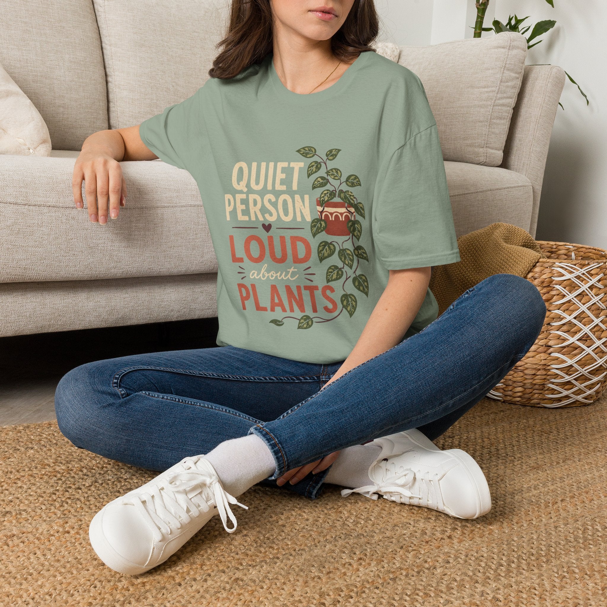 Quite Person Loud About Plants T-Shirt