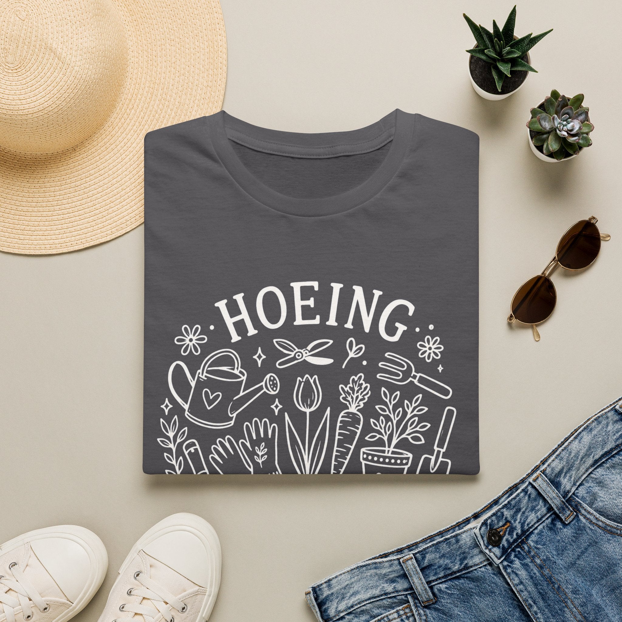 Hoeing Ain't Easy T-Shirt