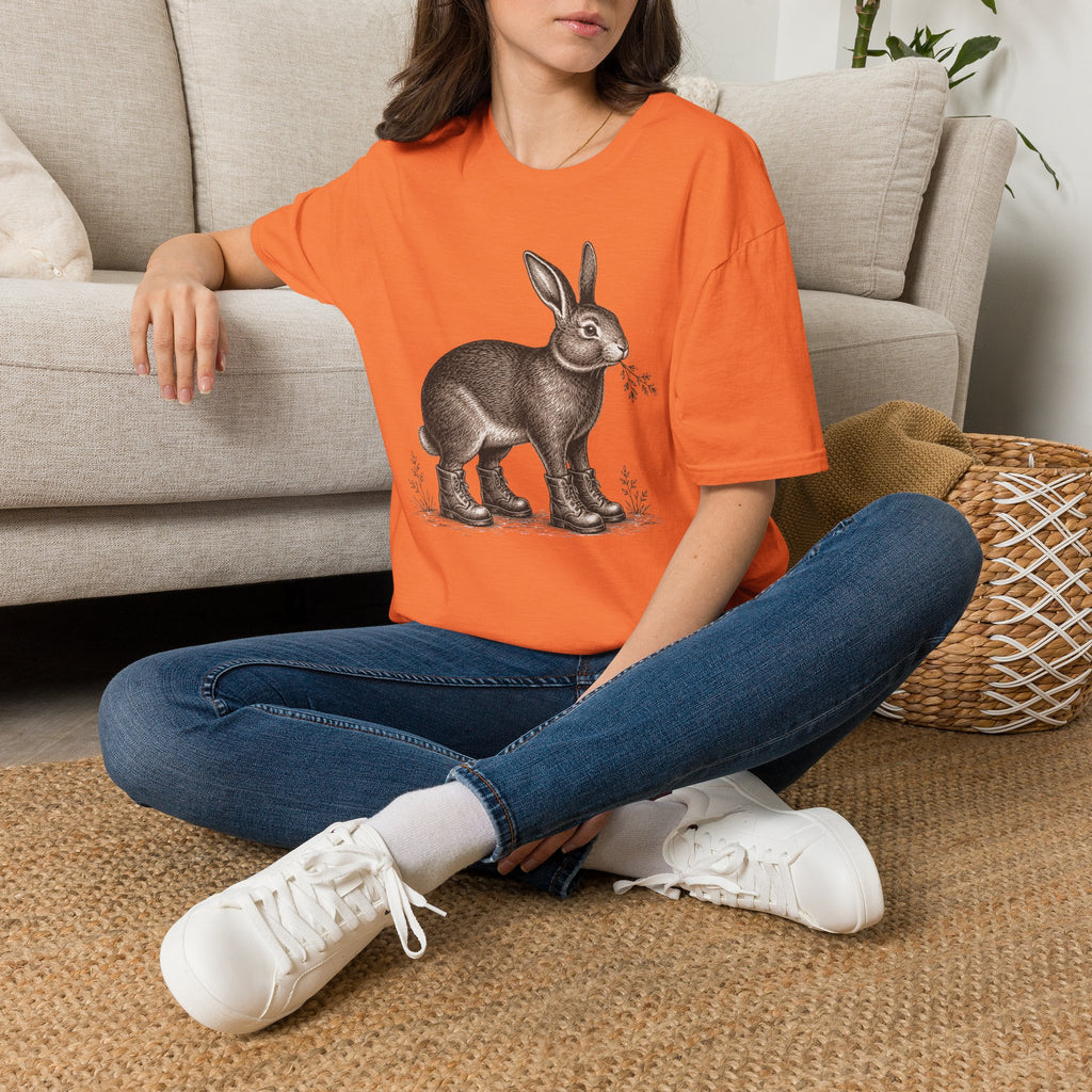 Garden Bunny With Shoes T-Shirt