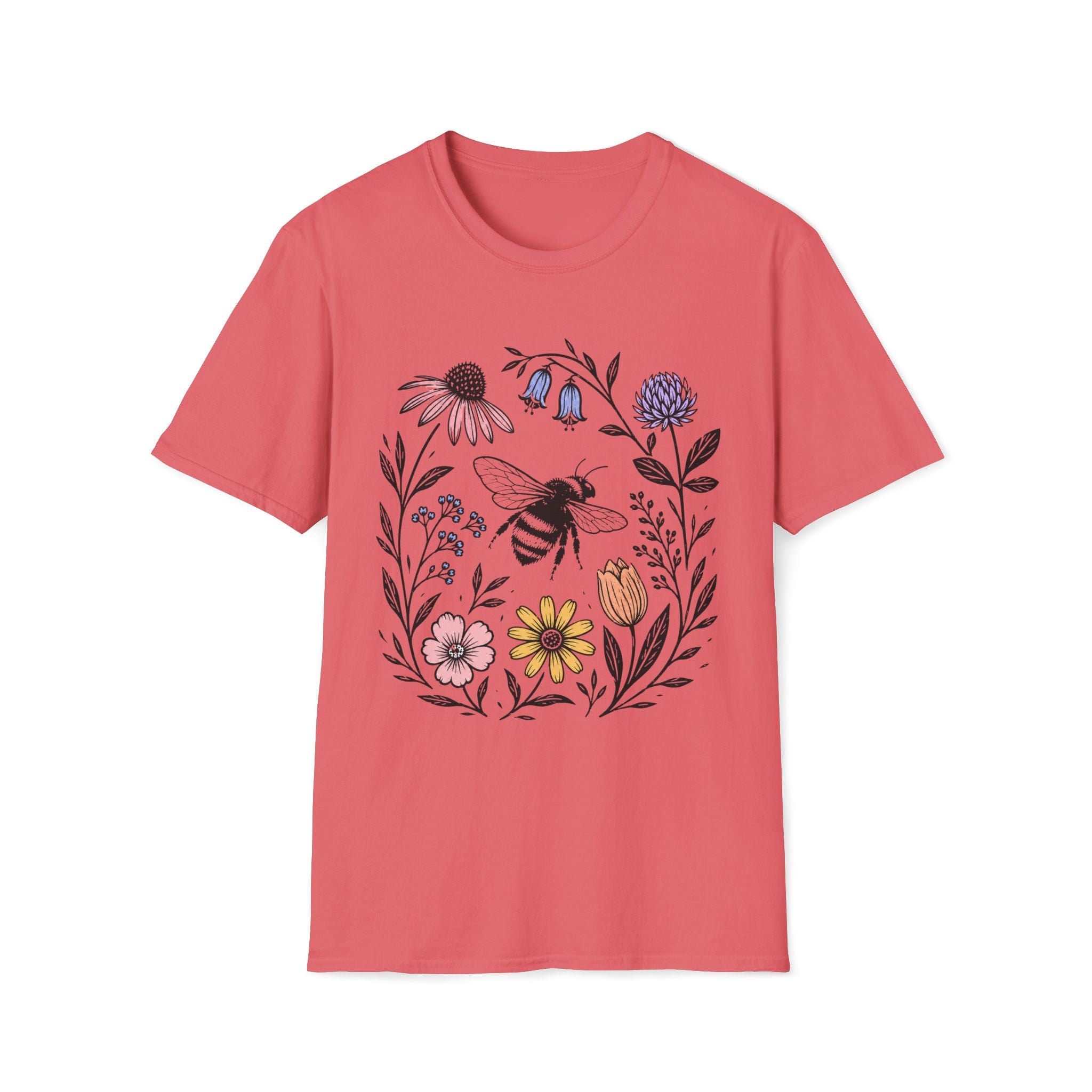 Bee WIth Wildflowers T-Shirt