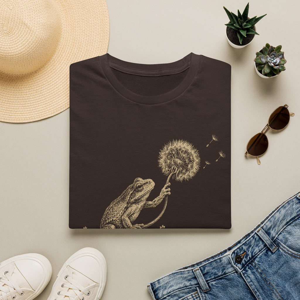 Frog with Dandelion Wish T-Shirt