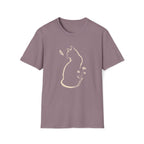 Cat Butterfly Silhouette T-Shirt