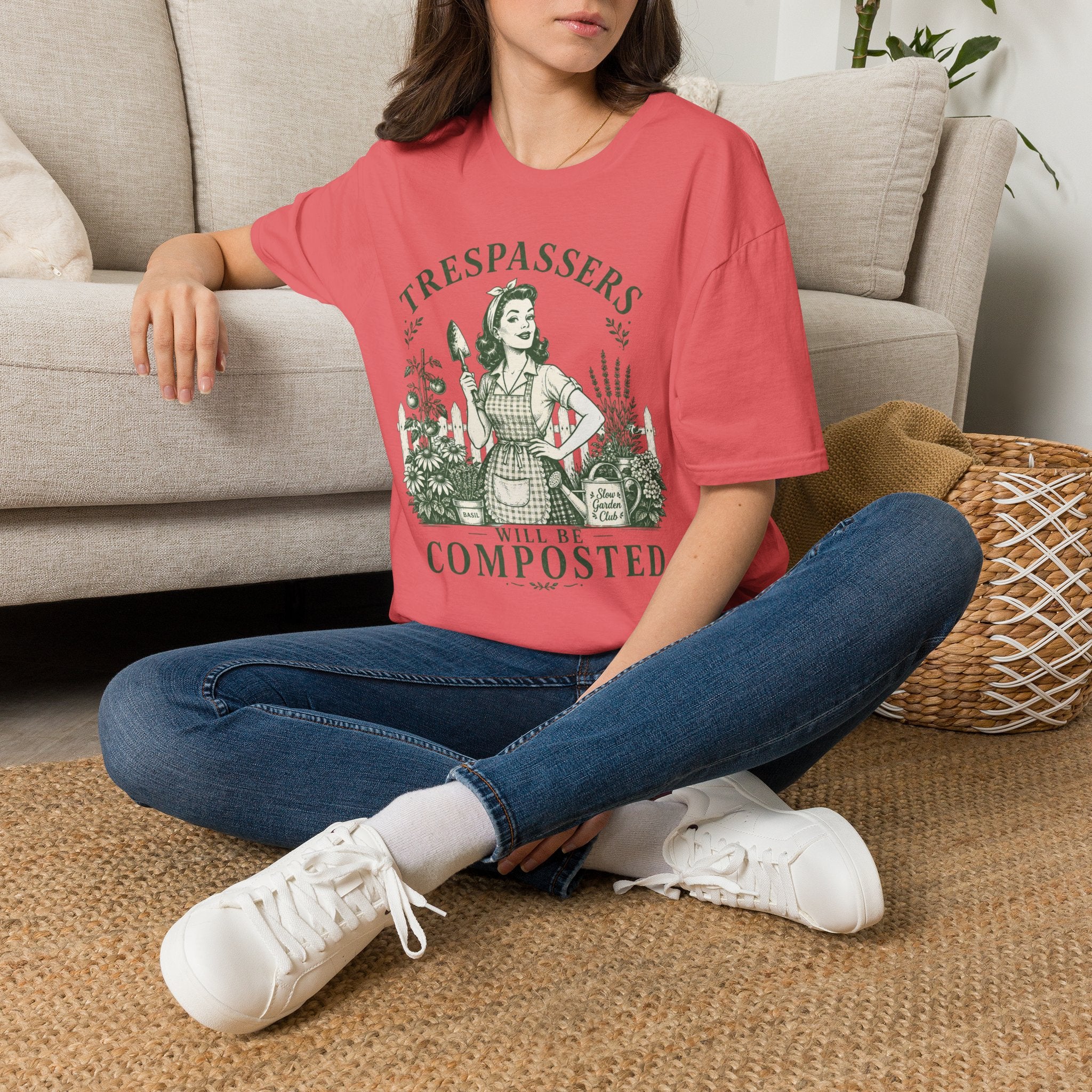 Trespassers Will Be Composted Garden Mother T-Shirt
