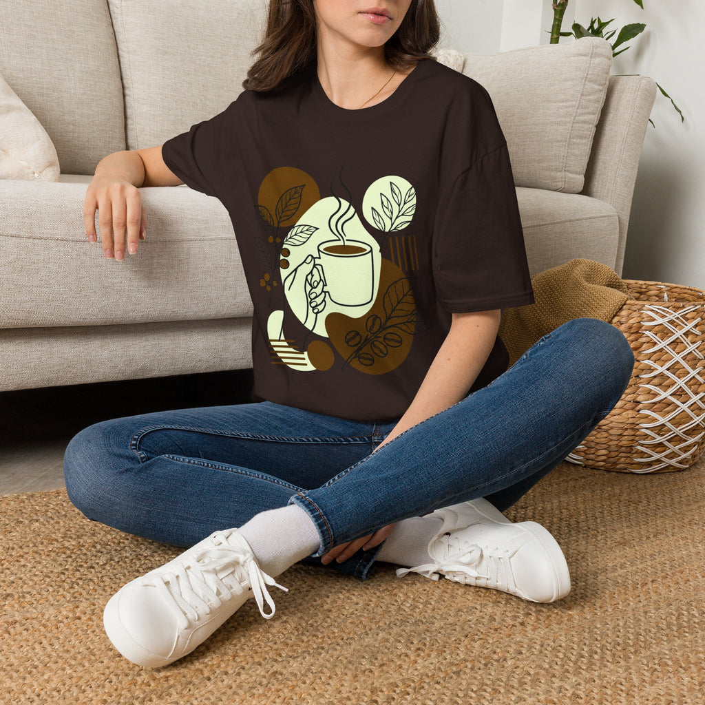 Boho Coffee T-Shirt by Zen & Zucchinis Slow Garden Club