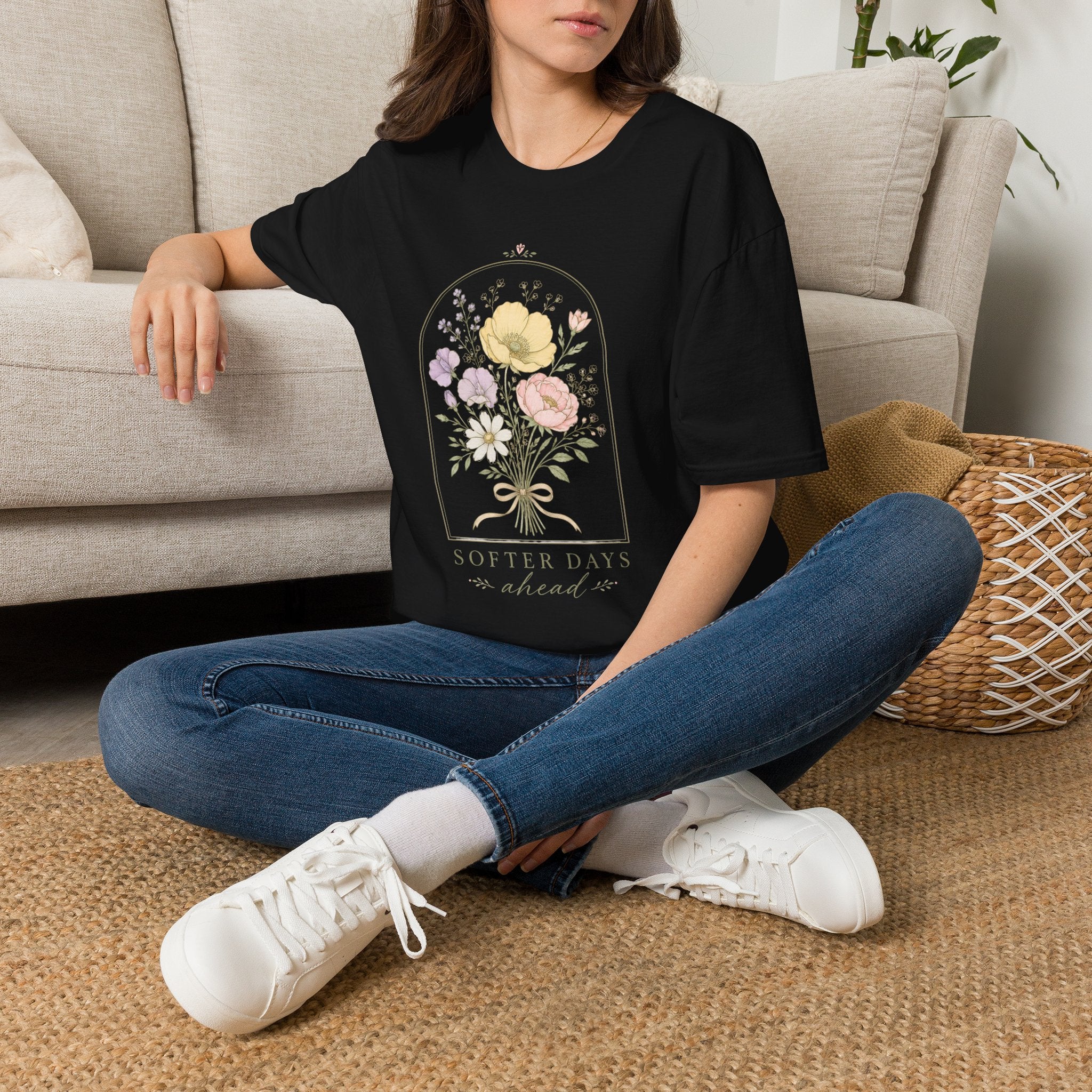 Softer Days Ahead Flower T-Shirt