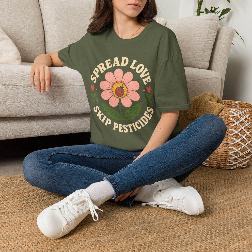 Spread Love Skip Pesticides T-Shirt