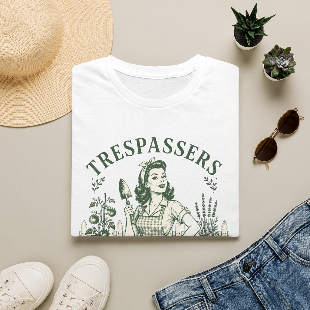 Trespassers Will Be Composted Garden Mother T-Shirt