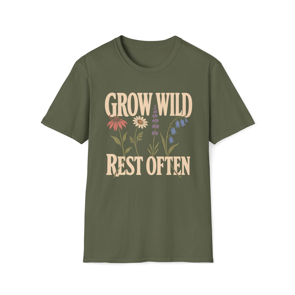Grow Wild Rest Often Garden T-Shirt