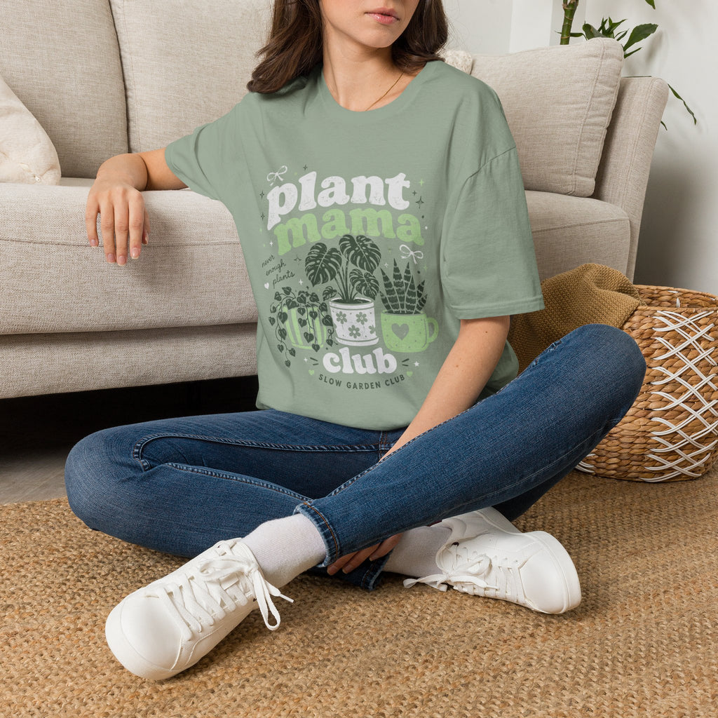 Plant Mama Slow Garden Club T-Shirt by Zen & Zucchinis Slow Garden Club