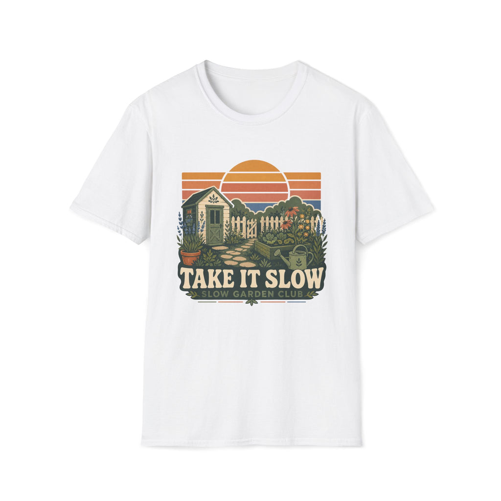 Take It Slow Garden Sunset T-Shirt