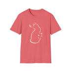 Cat Butterfly Silhouette T-Shirt