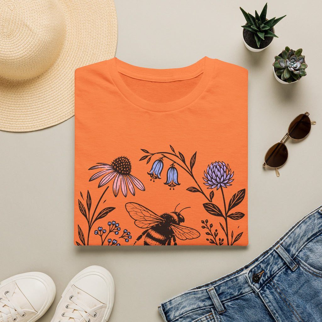 Bee WIth Wildflowers T-Shirt
