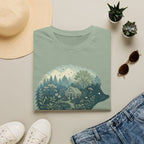 Hedgehog Garden Silhouette T-Shirt