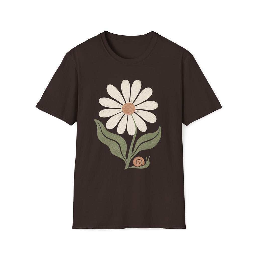 Flower & Snail Garden T-Shirt