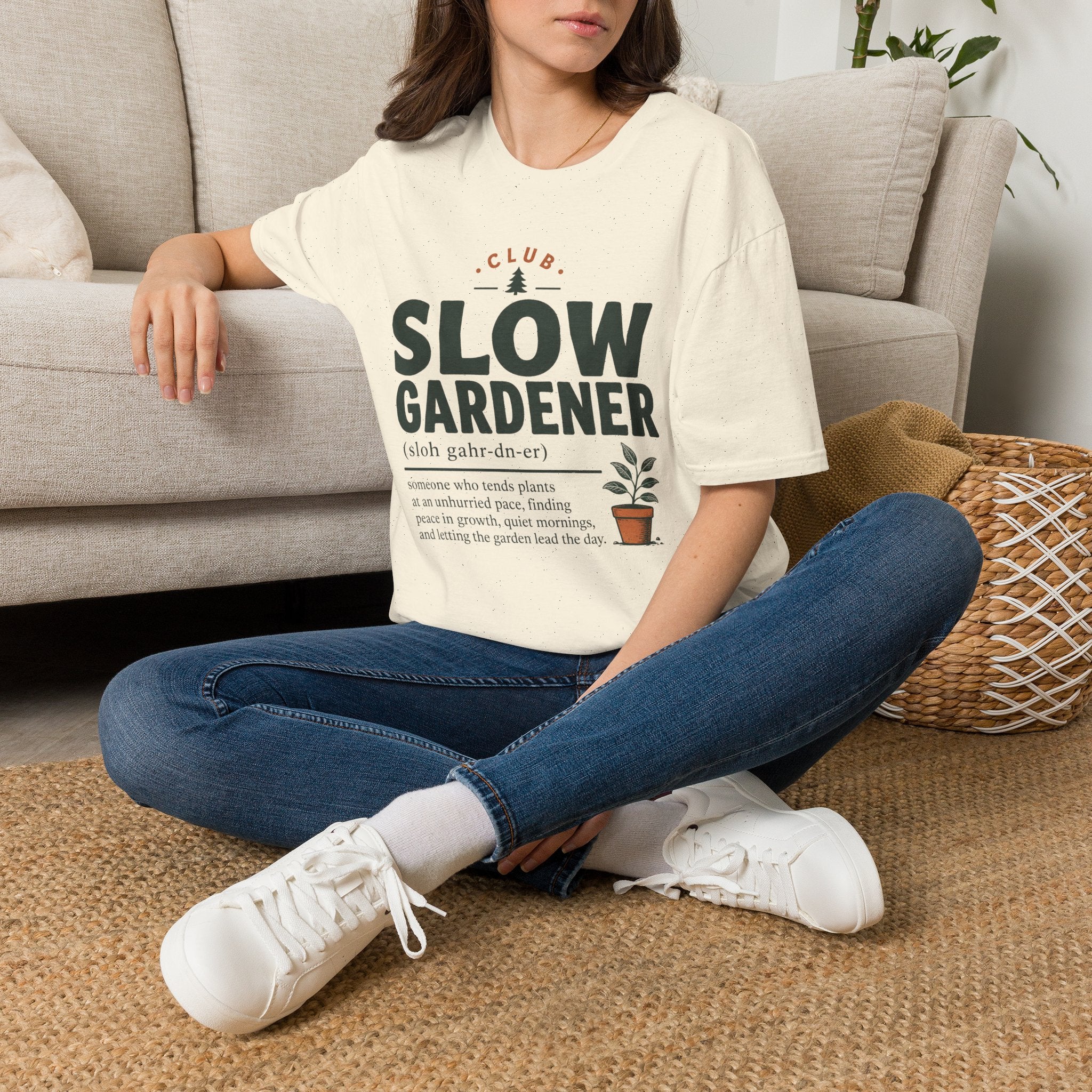 Slow Gardener Definition T-Shirt by Zen & Zucchinis Slow Garden Club