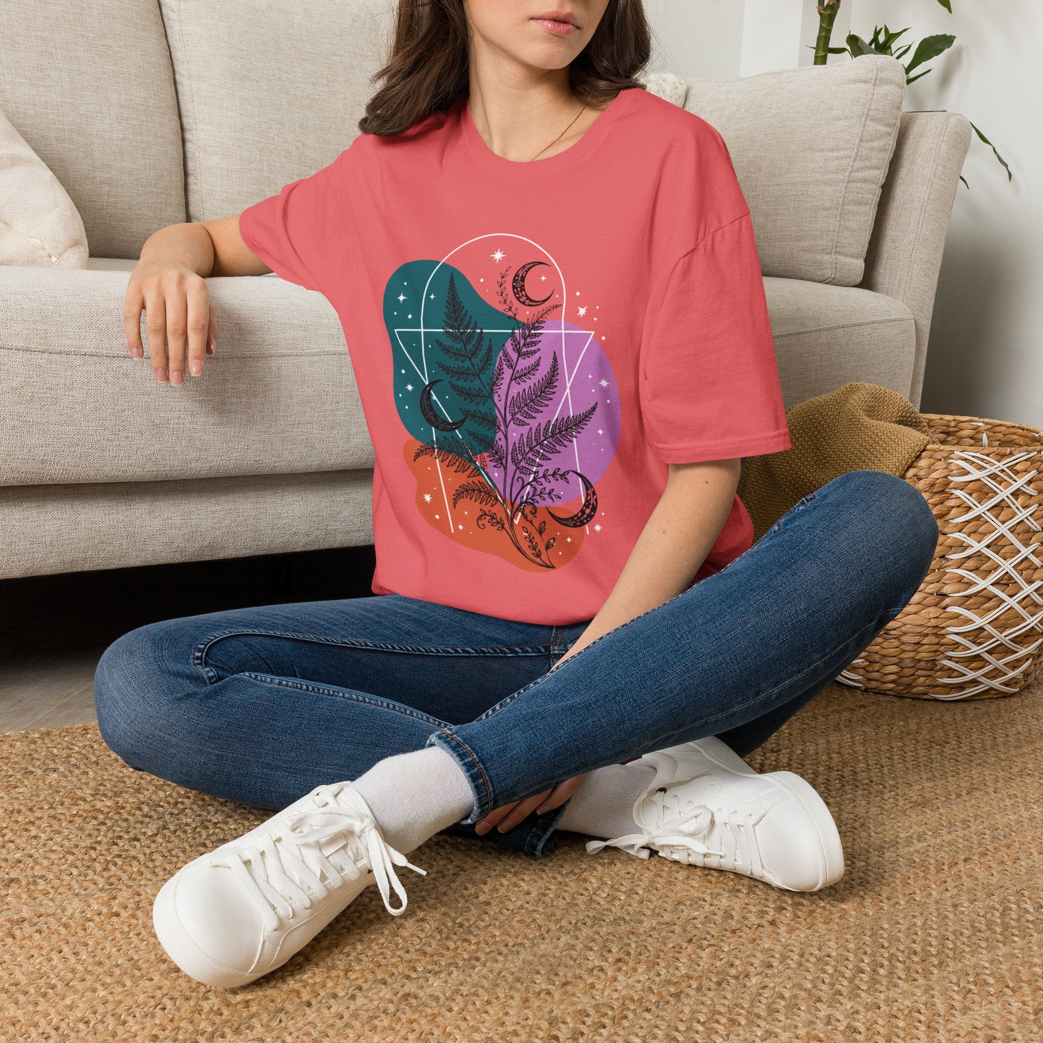 Moon Fern Slow Garden T-Shirt by Zen & Zucchinis Slow Garden Club