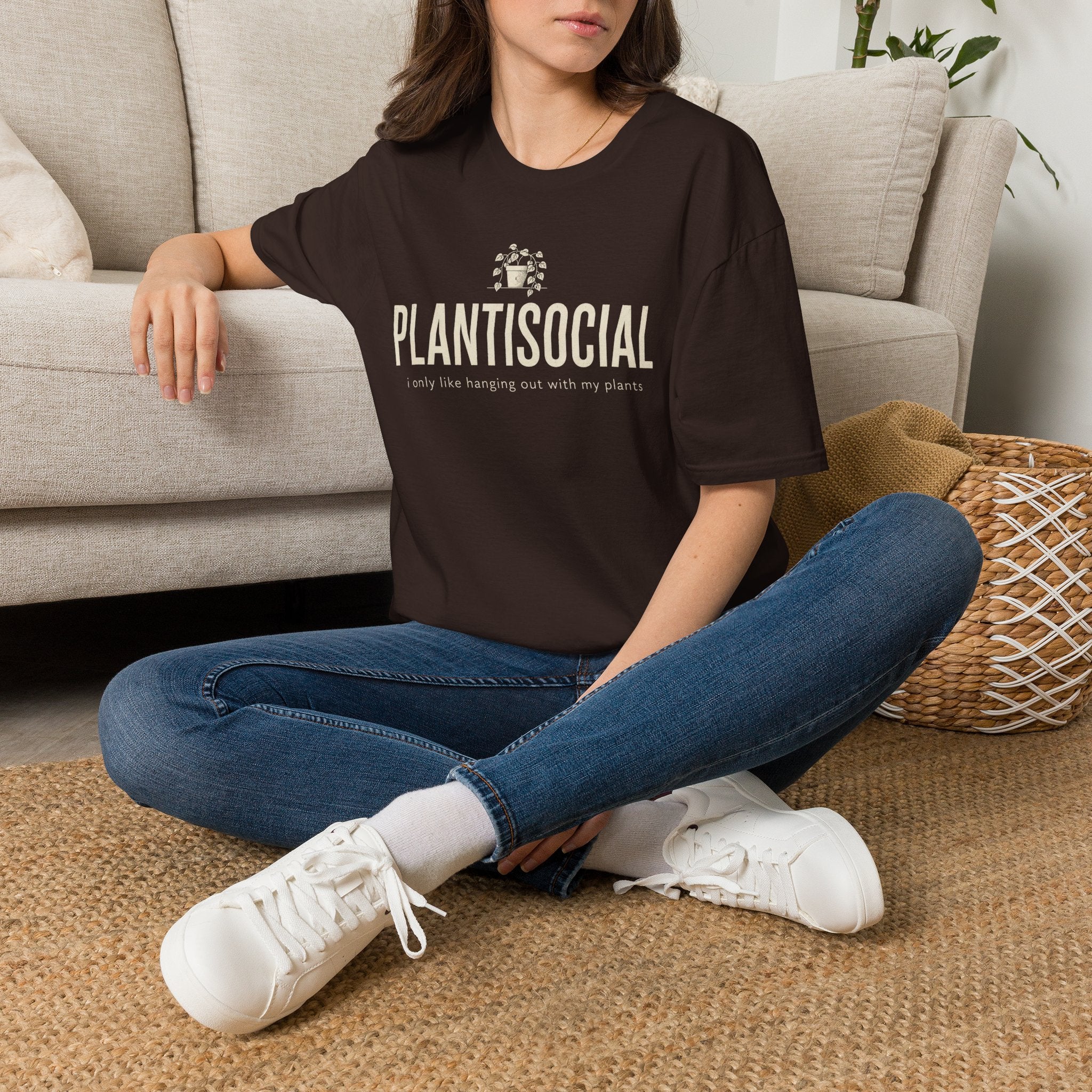 Plantisocial T-Shirt by Zen & Zucchinis Slow Garden Club