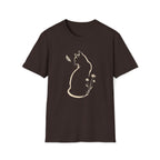 Cat Butterfly Silhouette T-Shirt