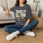 Take It Slow Garden Club T-Shirt by Zen & Zucchinis Slow Garden Club