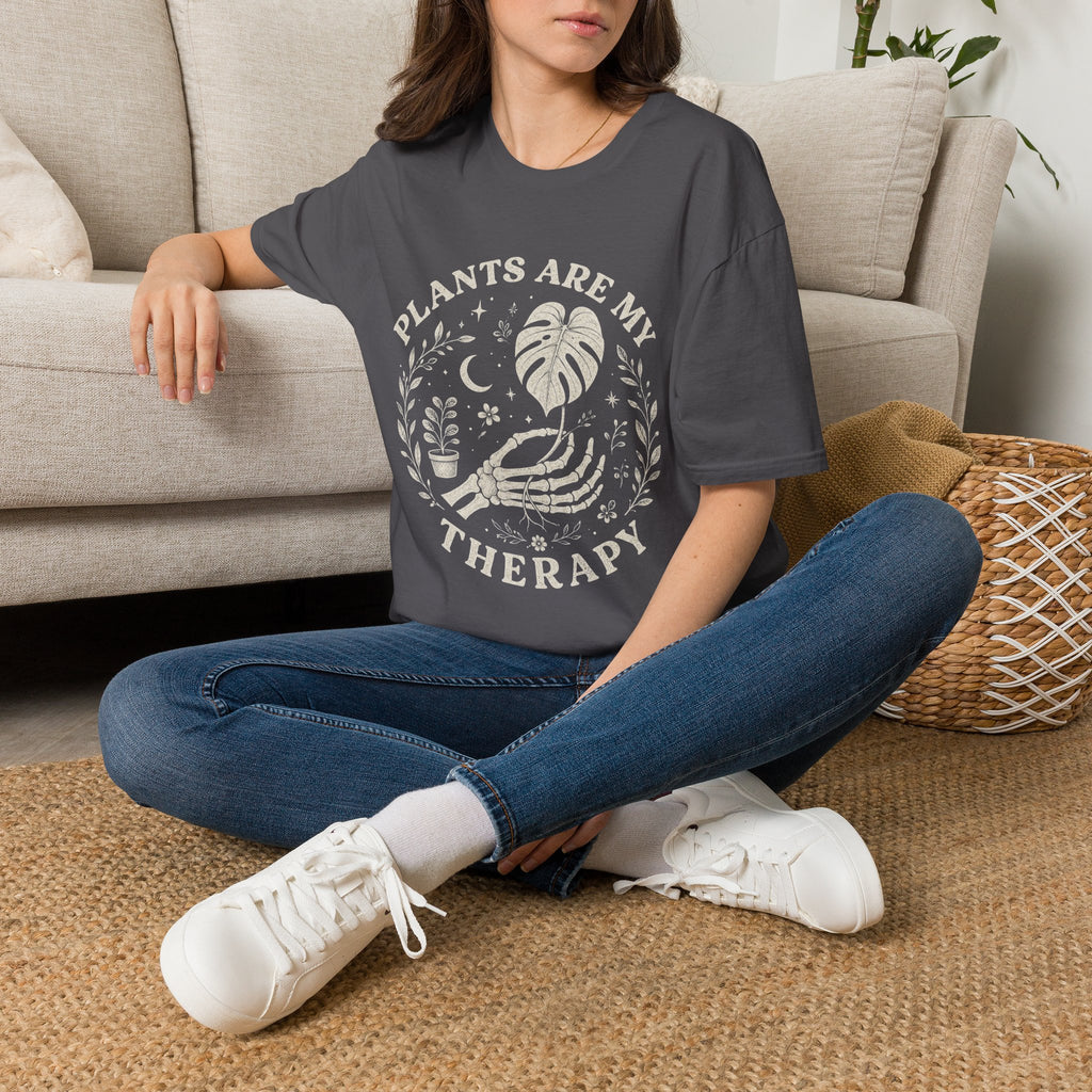 Plants Are My Therapy Botanical T-Shirt