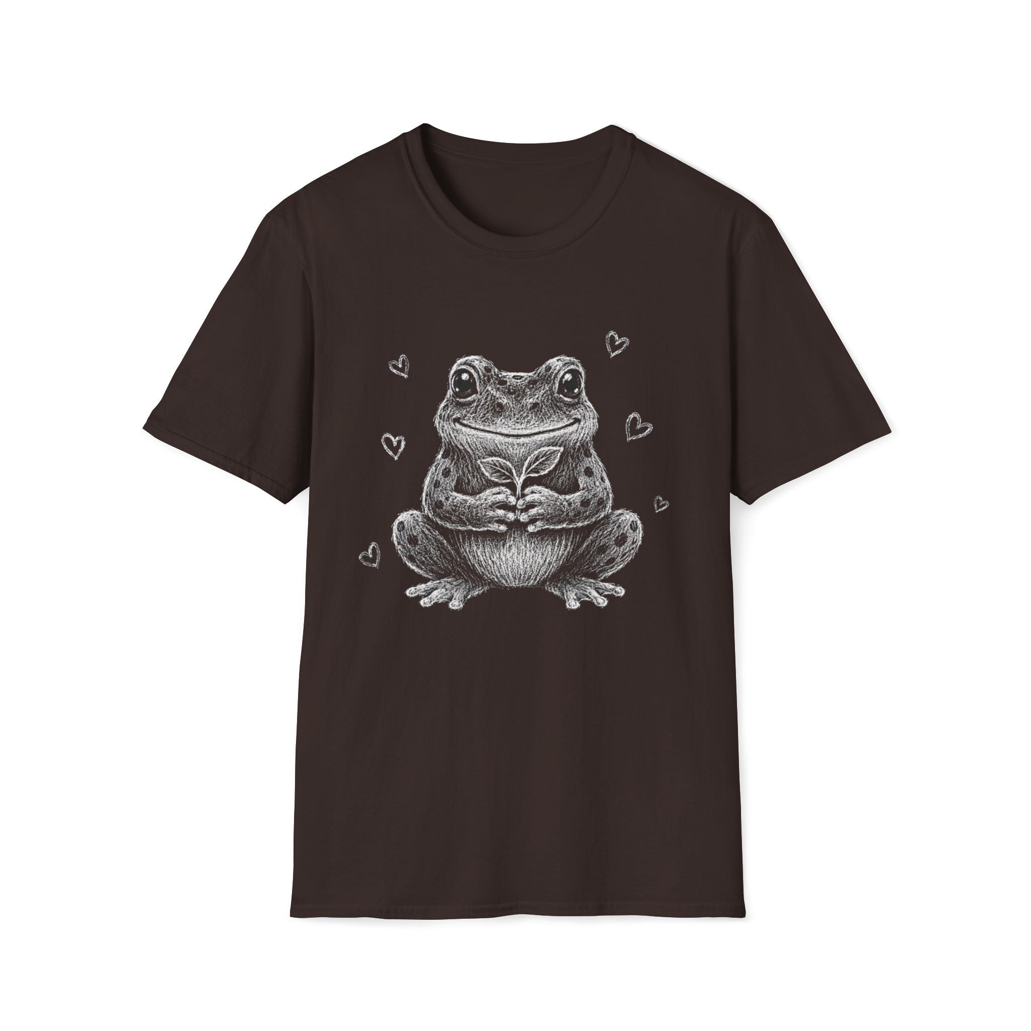 Cute Frog Plant Lover T-Shirt