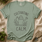 Cultivating Calm Mindfulness T-Shirt by Zen & Zucchinis Slow Garden Club